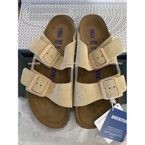 NEW Birkenstock Arizona BS Almond Sandal size 37